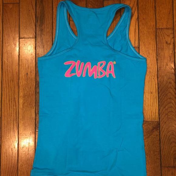 Blue Zumba Tank Top - Picture 3 of 4